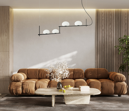 Lampa wisząca Italux Kernio PND-357784-BK+W Czarny