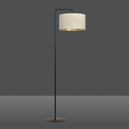 Lampa podłogowa HILDE LP1 BL WHITE Emibig 1052/LP1 biały/czarny
