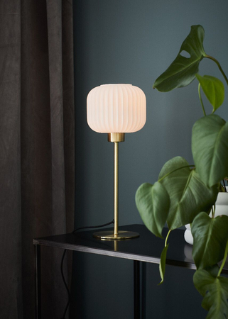 Lampa stołowa Markslöjd SOBER 108120 biały/mosiądz