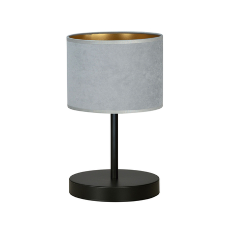 Lampa stołowa HILDE LN1 BL GRAY Emibig 1050/LN1 czarny/chrom