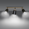 Lampa sufitowa ATLAS 3 BLACK Emibig 725/3 czarny