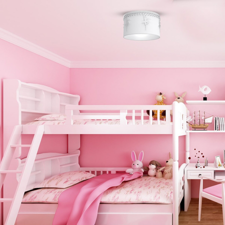 Milagro Lampa sufitowa Baletnica 1xE27 Biały MLP4970 BIAŁY