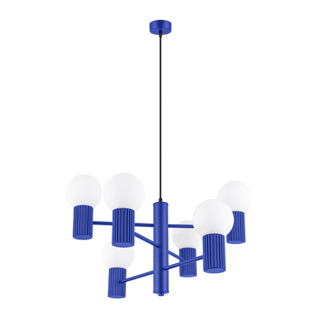 Sollux Lighting Żyrandol HALO 6 ultramaryna SL.1835
