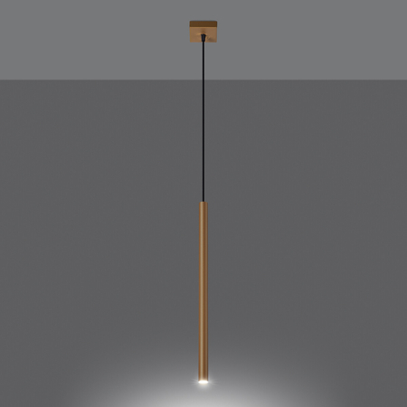 Sollux Lighting Lampa wisząca PASTELO 1 złota SL.1170