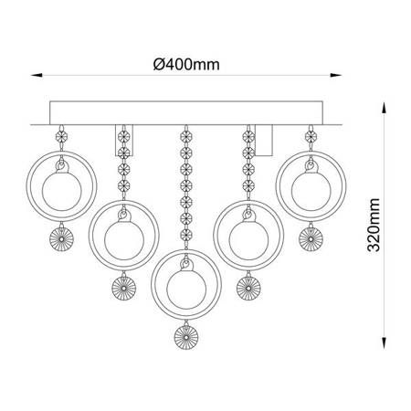 Plafon Zuma Line 19031-M GRESSA