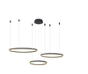 Lampa wisząca HALO PENDANT 100+80+60 CCT BK + REMOTE CONTROL Azzardo AZ4975 czarny