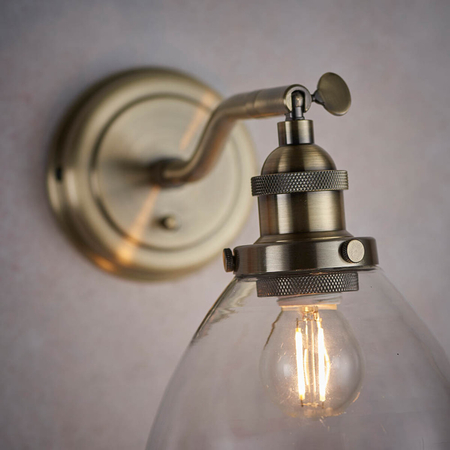 Kinkiet Endon Lighting Hansen 77273 mosiądz