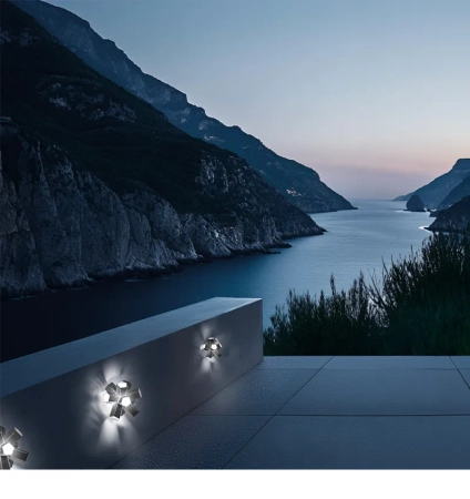 Oprawa schodowa Slamp BANG OUTDOOR STEP LIGH - LIGHT GREY S BNGYS00LGR000LDOUDEU szary