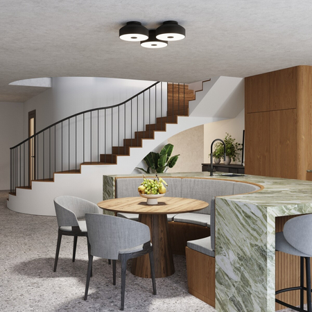 Sollux Lighting Plafon OMIQ czarny SL.1678