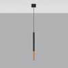 Sollux Lighting Lampa wisząca MOZAICA 1 czarny/miedź SL.0888