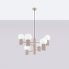 Sollux Lighting Żyrandol HALO 6 taupe SL.1836