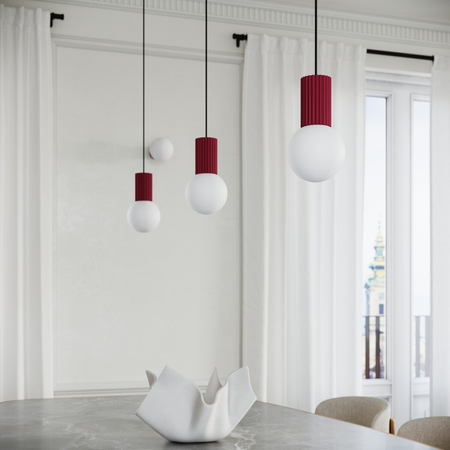 Sollux Lighting Lampa biurkowa HALO burgund SL.1751