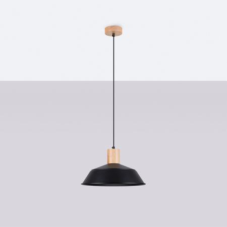 Sollux Lighting Lampa wisząca FANO czarna SL.1322