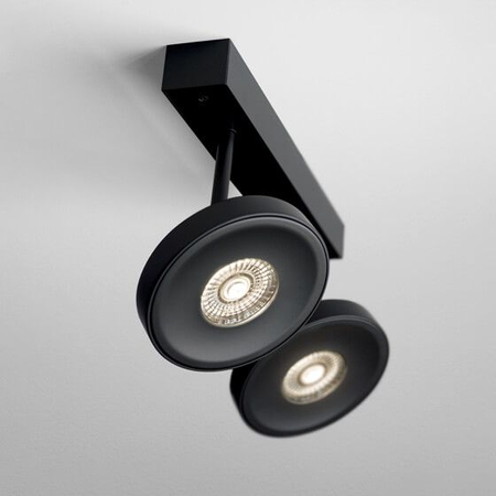 Reflektor AQForm Kari 17x2 LED 230V Spot Czarny Struktura