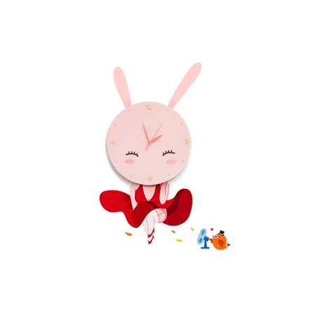 Milagro Lampka dziecięca BUNNY LED CLOCK 0,6W LED ML148 MULTIKOLOR