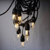 Eko-Light GIRLANDA 10 METRÓW Z ŻARÓWKĄ FILAMENTOWĄ 10x1,5W EKO6925 CZARNY
