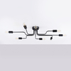 Sollux Lighting Żyrandol VECTOR 8 czarny SL.1448