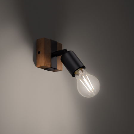 Sollux Lighting Kinkiet ZUCA czarny SL.1295