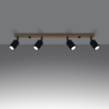 Sollux Lighting Plafon VERDO 4 czarny SL.1294