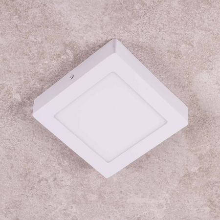Plafon LED Greenie SOLID kwadratowy metalowy 170x170 12W WW