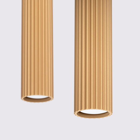 Sollux Lighting Lampa wisząca KARBON 2 złoty SL.1555