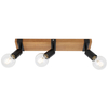 Spot Italux Molini SPL-2079-3 Czarny, drewno