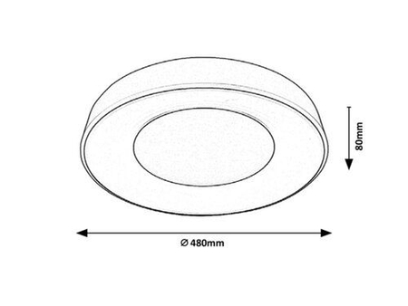 Lampa sufitowa Rabalux Ceilo 3083 biały