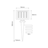 Eko-Light Girlanda Micro Led 15m 150LED EKO0624 CZARNY