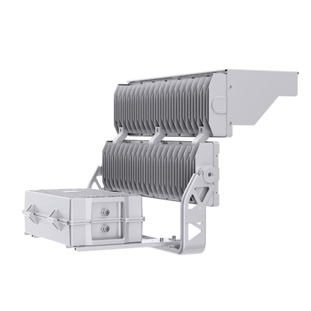 Wysokomasztowa lampa LED Greenie Mastray 20° 1000W 170lm/W do precyzyjnego oświetlenia dużych powierzchni 5000K