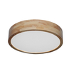 Plafon Italux Norton PLF-73827-3KS4KS65K-WO Biały, drewniany