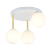 Lampa sufitowa DOLCE 3 Emibig 1261/3 biały/złoty