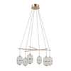 Lampa wisząca Italux Alani PND-34375-6-HBR Złoty