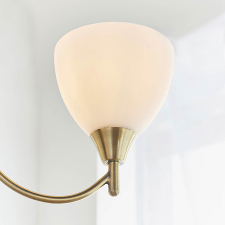 Endon Lighting Lampa wisząca 1805-3AN mosiądz