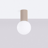 Sollux Lighting Plafon HALO taupe IP44 SL.1743
