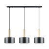Lampa wisząca Zuma Line Leo A8133-3A czarny/złoty