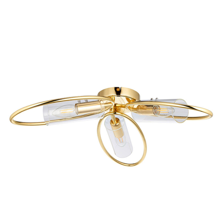 Lampa sufitowa Endon Lighting Amari 97228 mosiądz