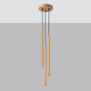 Sollux Lighting Lampa Wisząca PASTELO 3P złoty połysk SL.1197