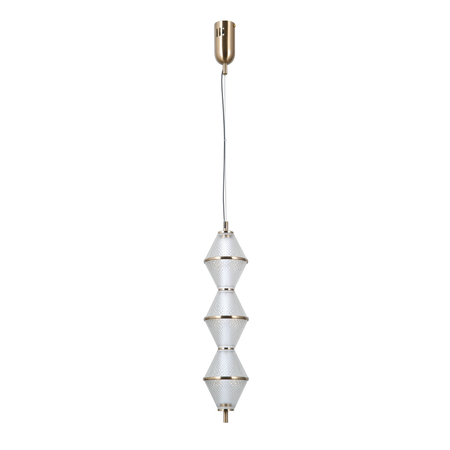 Lampa wisząca Italux Fuente PND-34395-3V-HBR Złoty