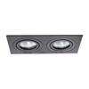 Oczko Metis oprawa podtynkowa 2xGU10 czarna LP-2780/2RS BK