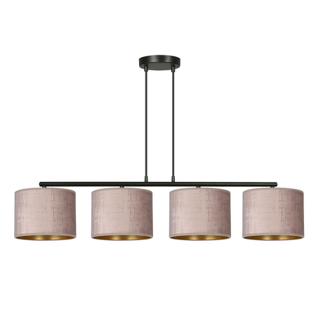 Lampa wisząca HILDE 4 BL ROSE Emibig 1053/4 różowy