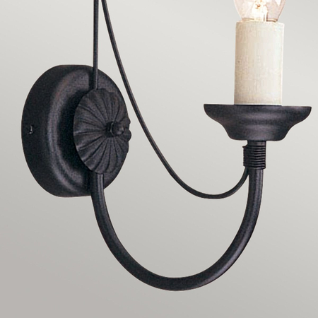 Kinkiet Elstead Lighting Carisbrooke czarny CB1-BLACK