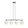 Lampa wisząca PIANO 4 Emibig 1182/4 biały/czarny