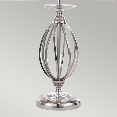 Lampa stołowa Elstead Lighting Aegean szary AG-TL-POL-NICKEL