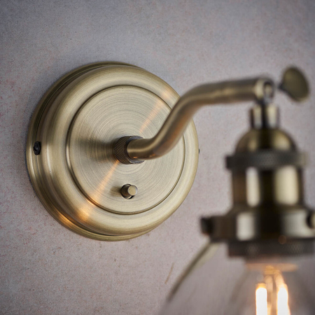 Kinkiet Endon Lighting Hansen 77273 mosiądz