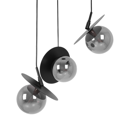 Lampa wisząca Kaja FERMI K-5385 czarny, grafitowy