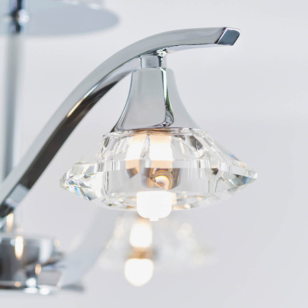 Lampa sufitowa Endon Lighting Langella LANGELLA-3CH chrom
