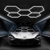 Lampa LED Hexagon Blaupunkt 230W geometryczny panel sufitowy led 4000K CRI90 w kształcie plasta miodu