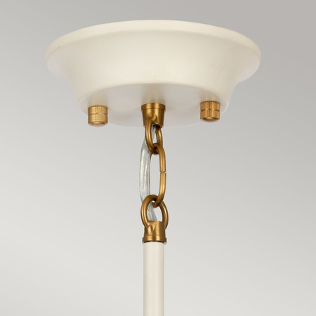 Lampa wisząca Elstead Lighting Cosmos beżowy/złoty DL-COSMOS5