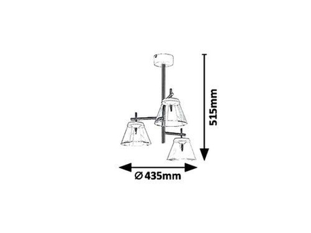 Lampa wisząca Rabalux Aviana 5031 biały