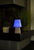 Lampa stojąca No.1 zewnętrzna ogrodowa 2700K RGB ściemnialna z baterią 30cm, piaskowy 32583L beżowy